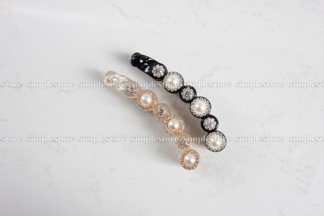 T22096 - Cặp dọc Grace Tienne pearl Banana pin (Queen size) - Simple Store