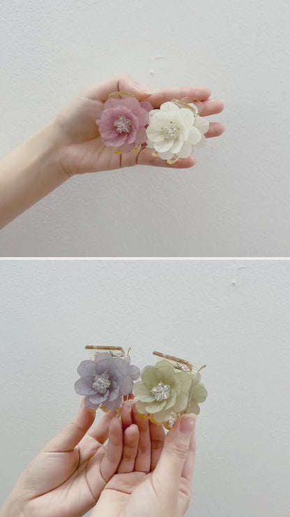 A247 - Kẹp càng cua La Rose blooming haircaught