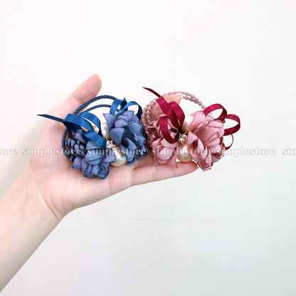 C18144 - [New Mood] Dây buộc xếp nơ cánh hoa cao cấp đính đá vương miện Julie Ponytail - Simple Store