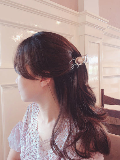 A172 - [Size 5 răng] Càng cua Daily sweet sunshine haircaught with premium bright pearl