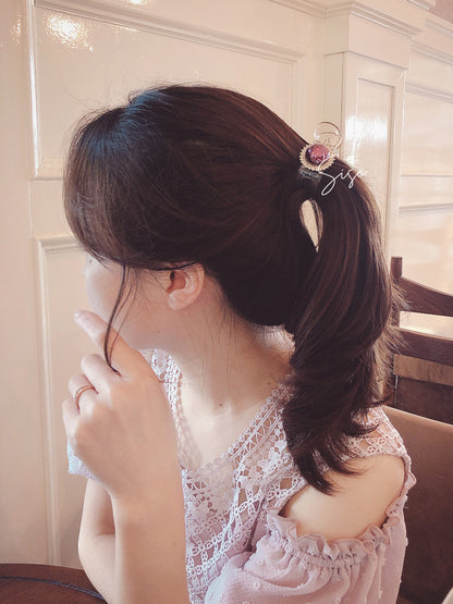 A173 - [Size 3 răng] Càng cua Daily sweet sunshine haircaught with premium bright pearl