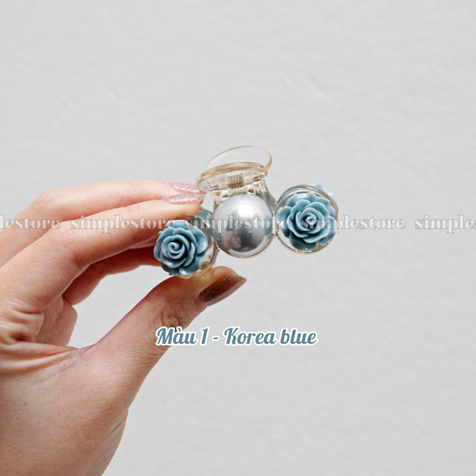 A179 - Cặp dọc La Fleur with pearl Tongs pin