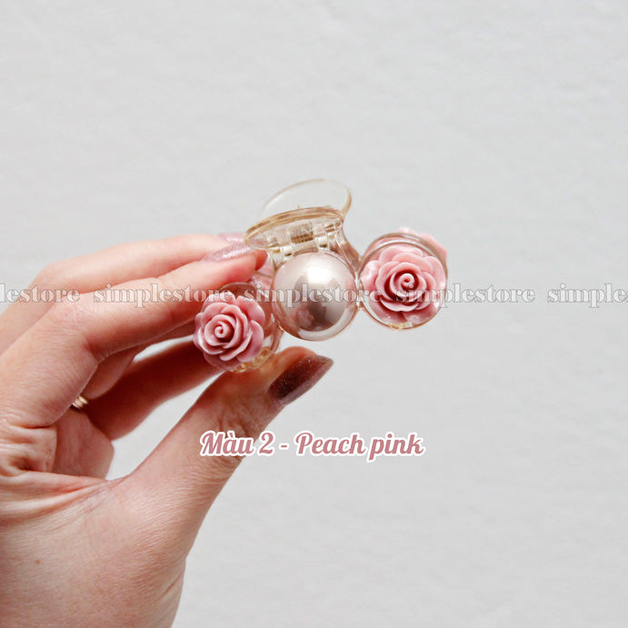 A179 - Cặp dọc La Fleur with pearl Tongs pin