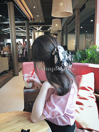 A164 - Dây buộc donut Muse flower ponytail