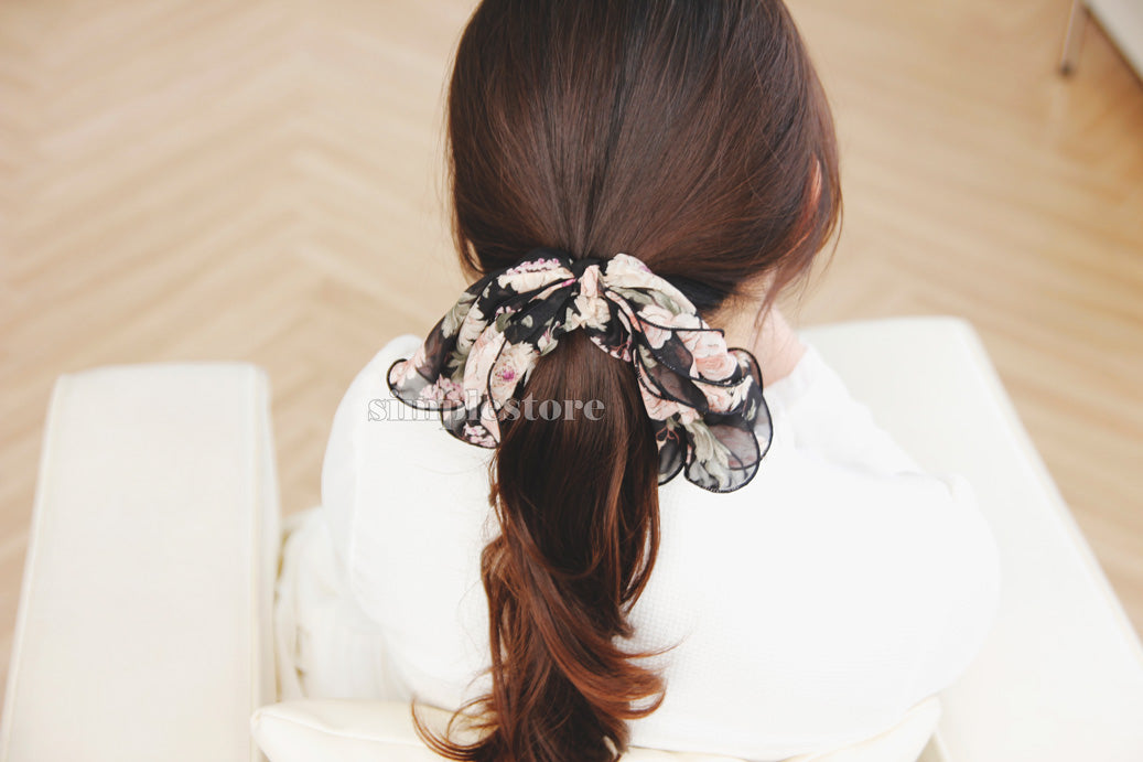 A164 - Dây buộc donut Muse flower ponytail