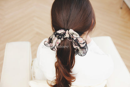 A164 - Dây buộc donut Muse flower ponytail