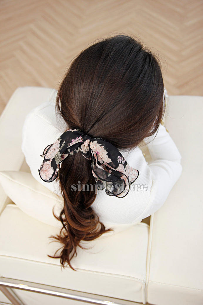 A164 - Dây buộc donut Muse flower ponytail