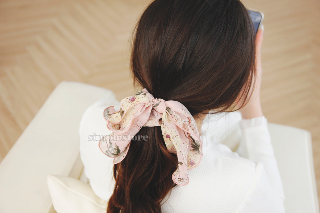 A164 - Dây buộc donut Muse flower ponytail