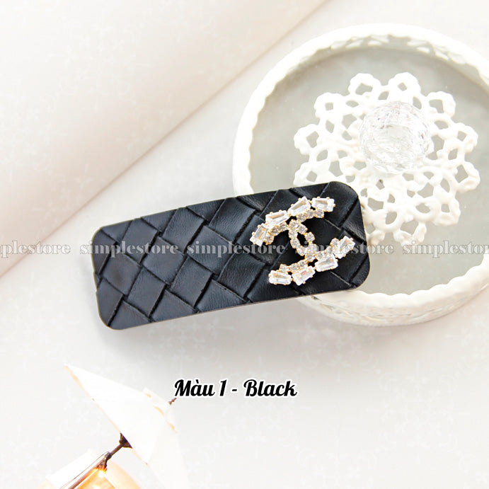 A181 - Kẹp mái Joanne hairclip with bright rhinestone Korea version