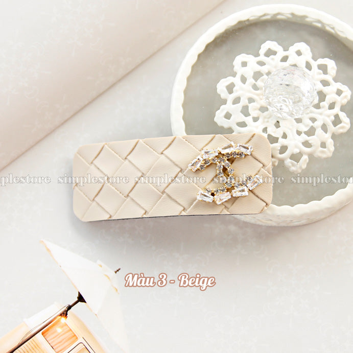 A181 - Kẹp mái Joanne hairclip with bright rhinestone Korea version