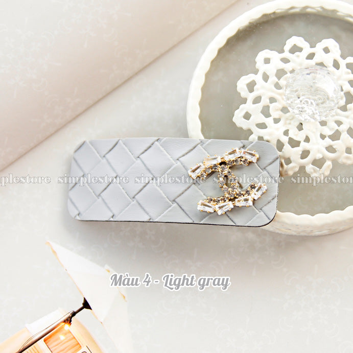 A181 - Kẹp mái Joanne hairclip with bright rhinestone Korea version