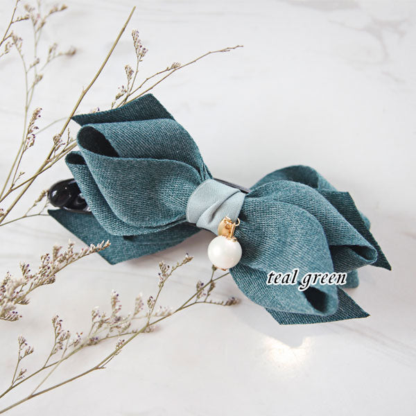 T16042 - Cặp dọc Danna Autumn Banana Ribbon Pin - Simple Store