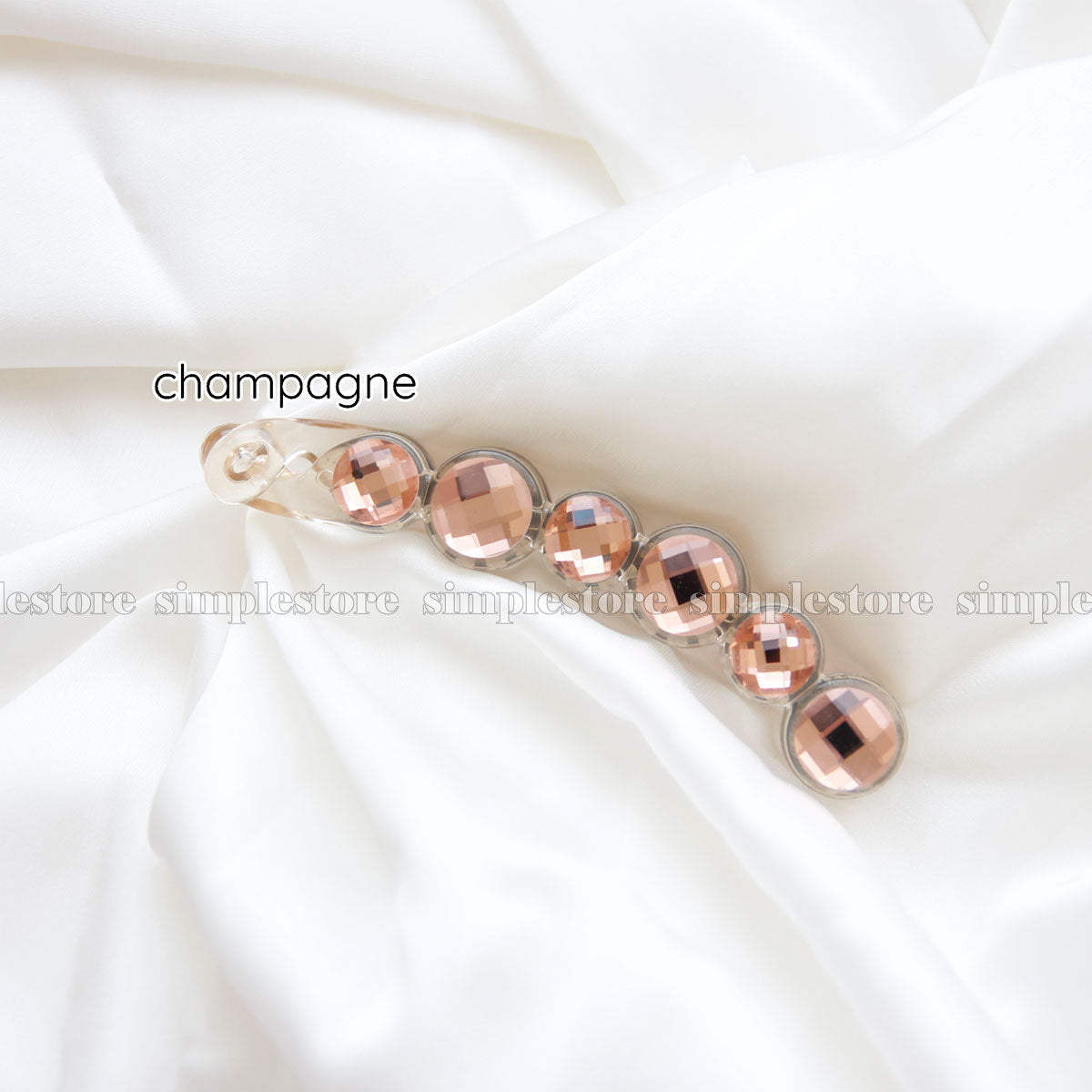 T22097 - Cặp dọc Mocha crystal Banana pin - Simple Store