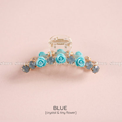 T22104 - Cặp dọc Ava Tiny flower Tongs pin