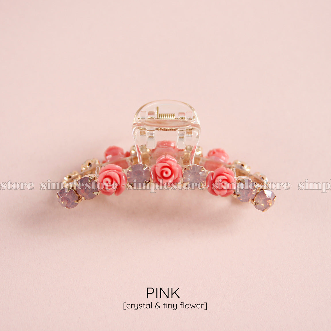 T22104 - Cặp dọc Ava Tiny flower Tongs pin