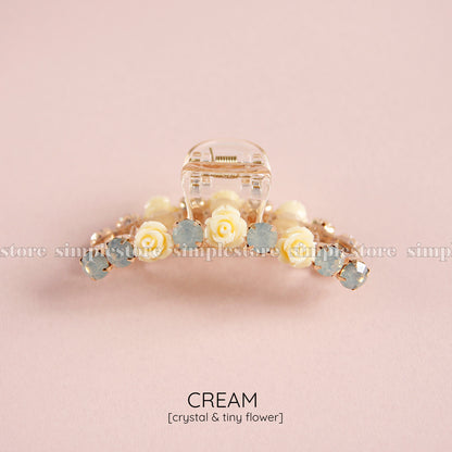 T22104 - Cặp dọc Ava Tiny flower Tongs pin