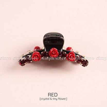 T22104 - Cặp dọc Ava Tiny flower Tongs pin