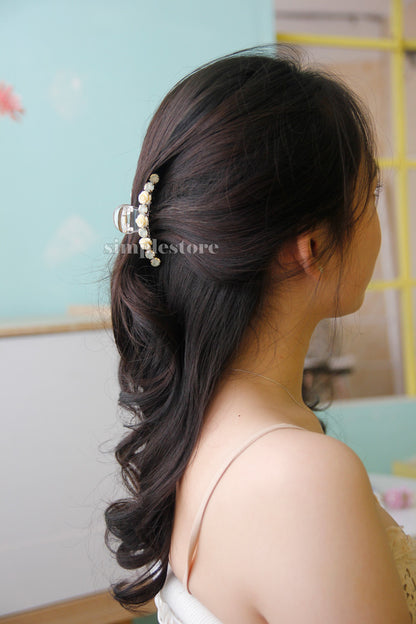 T22104 - Cặp dọc Ava Tiny flower Tongs pin