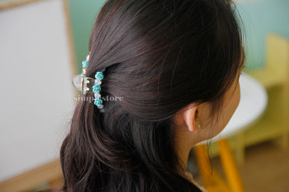 T22104 - Cặp dọc Ava Tiny flower Tongs pin