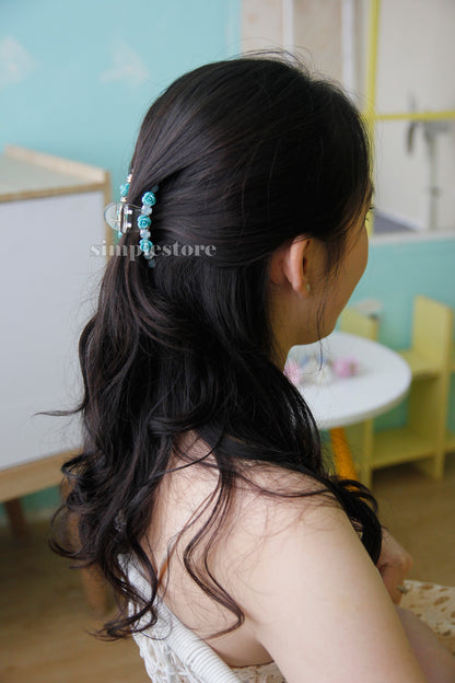 T22104 - Cặp dọc Ava Tiny flower Tongs pin