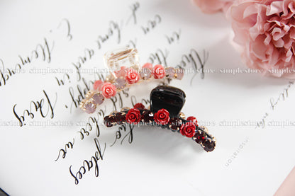T22104 - Cặp dọc Ava Tiny flower Tongs pin