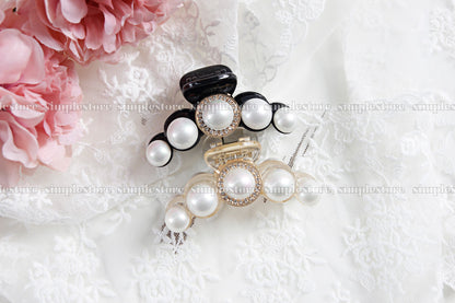 T22105 - [New Mood] Cặp dọc Rummy pearl Tongs pin