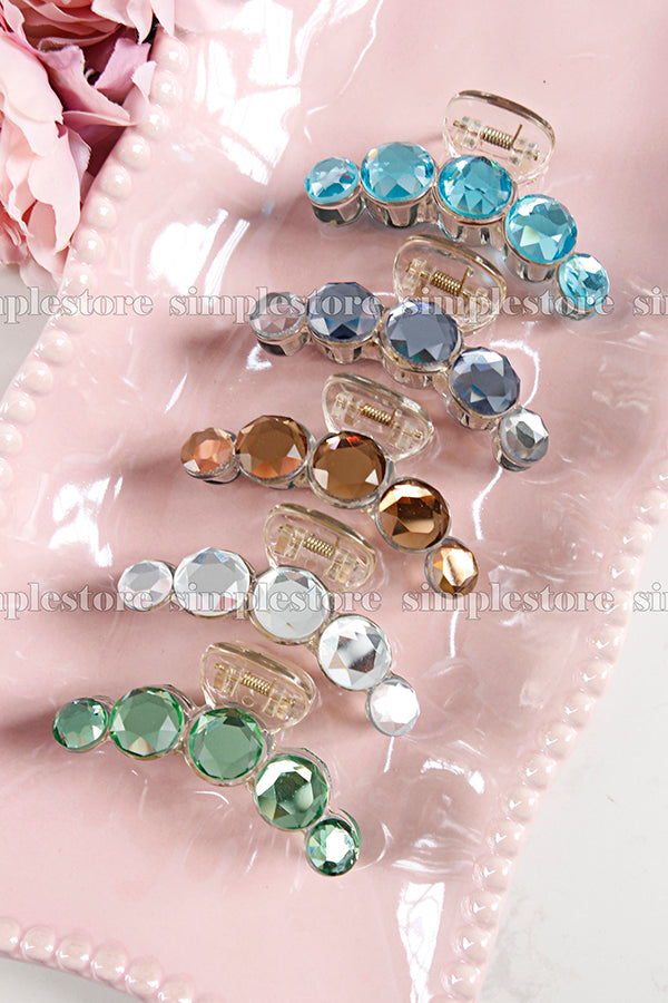 T22107 - Cặp dọc Shine crystal Tongs pin